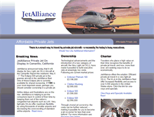 Tablet Screenshot of jetalliance.com